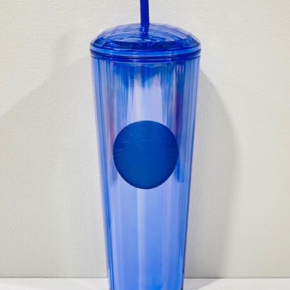 Starbucks Fall 2022 Release Iridescent Periwinkle Kaleidoscope Cold Cup Tumbler